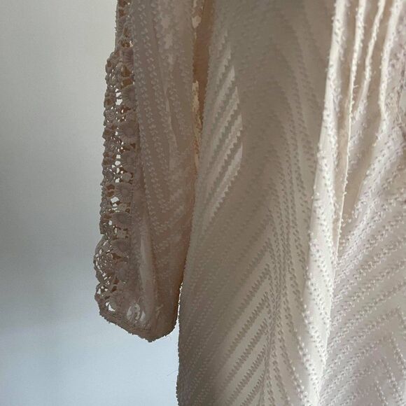 Ivory Boho Blouse by Bila, Size Small - Picture 5 of 8